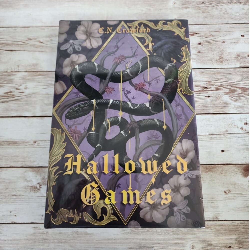 Bookish Box Exclusive Lux Edition Hallowed Games by C.N. Crawford SIGNED